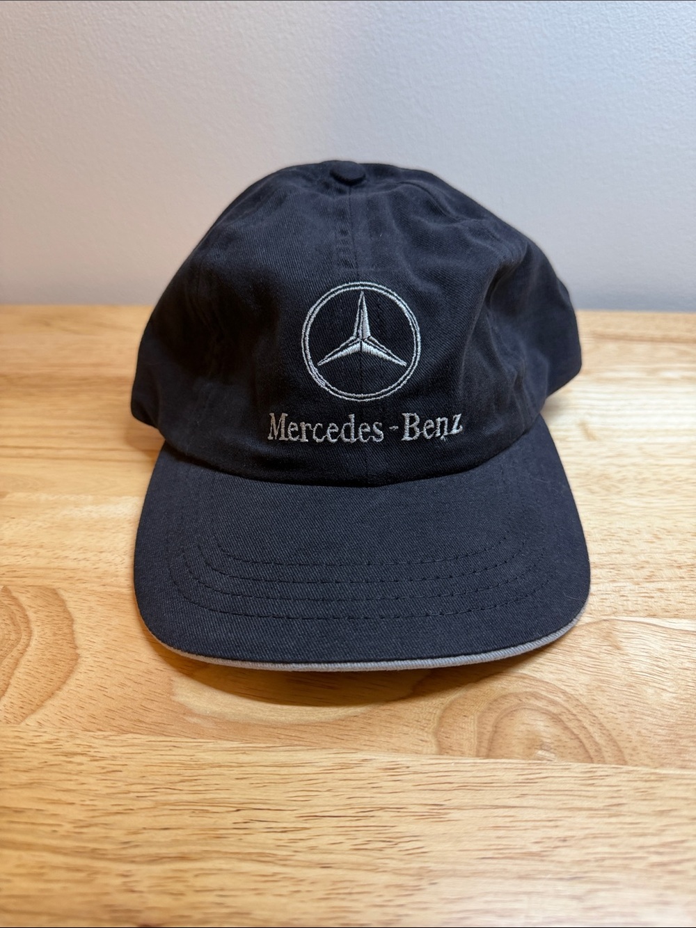Mercedes-Benz Black Embroidered Logo Baseball Cap NWOT